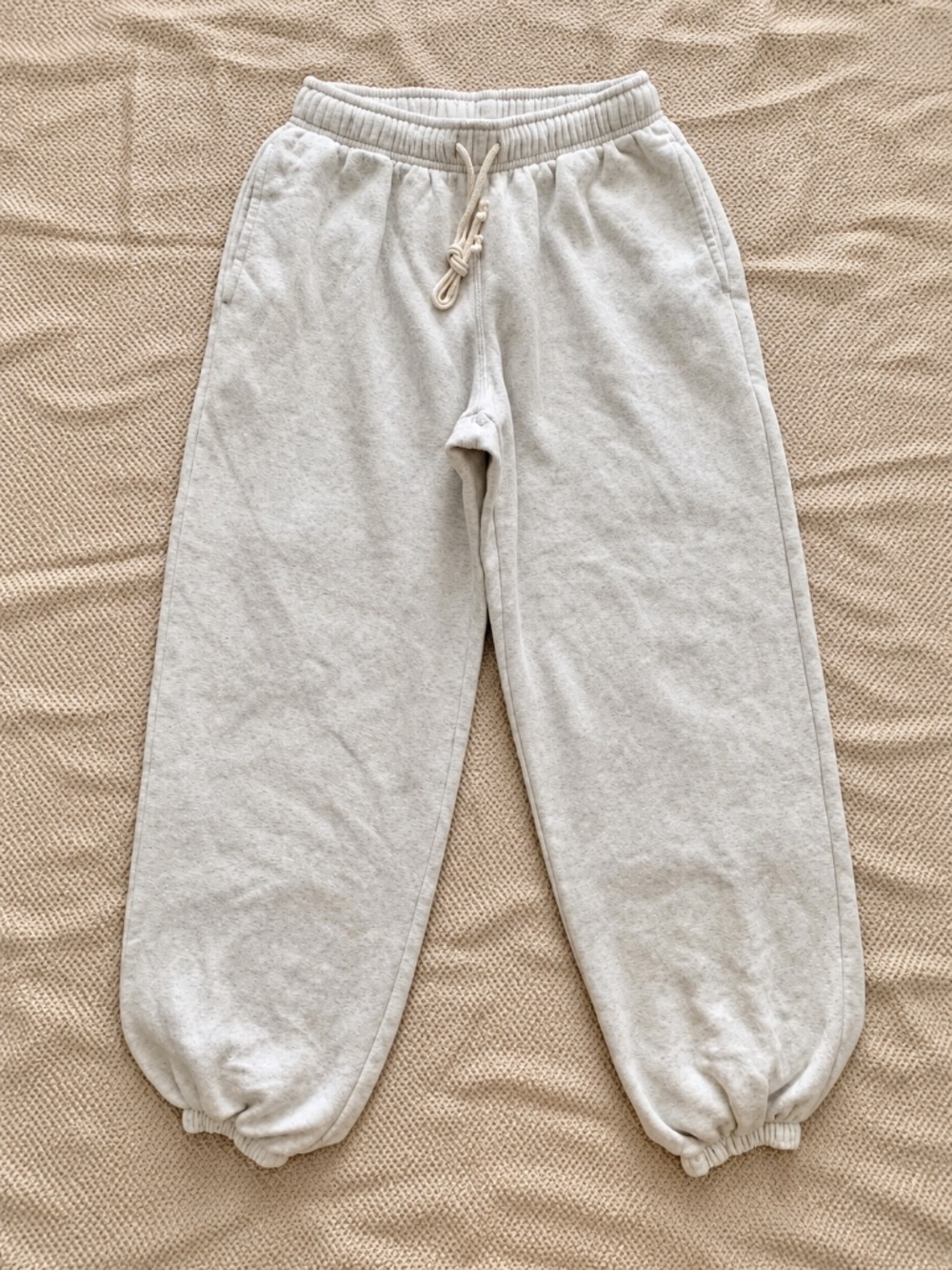 Wild Fable Heather Gray S Mid-Rise Baggy Cotton Blend Jogger Pants - Picture 9 of 10